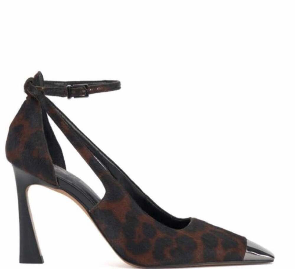 Vince Camuto Sachel3 Pumps Size 7 Leopard Calf Hair